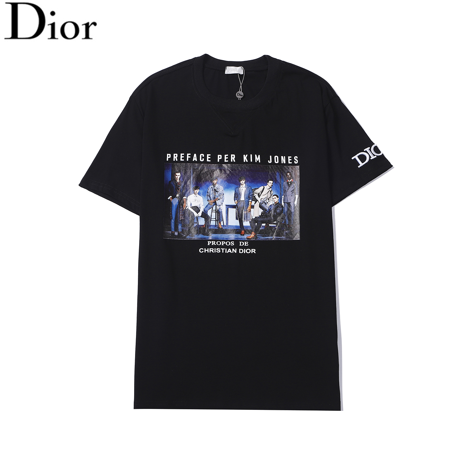 dior shirt with bolsa on it