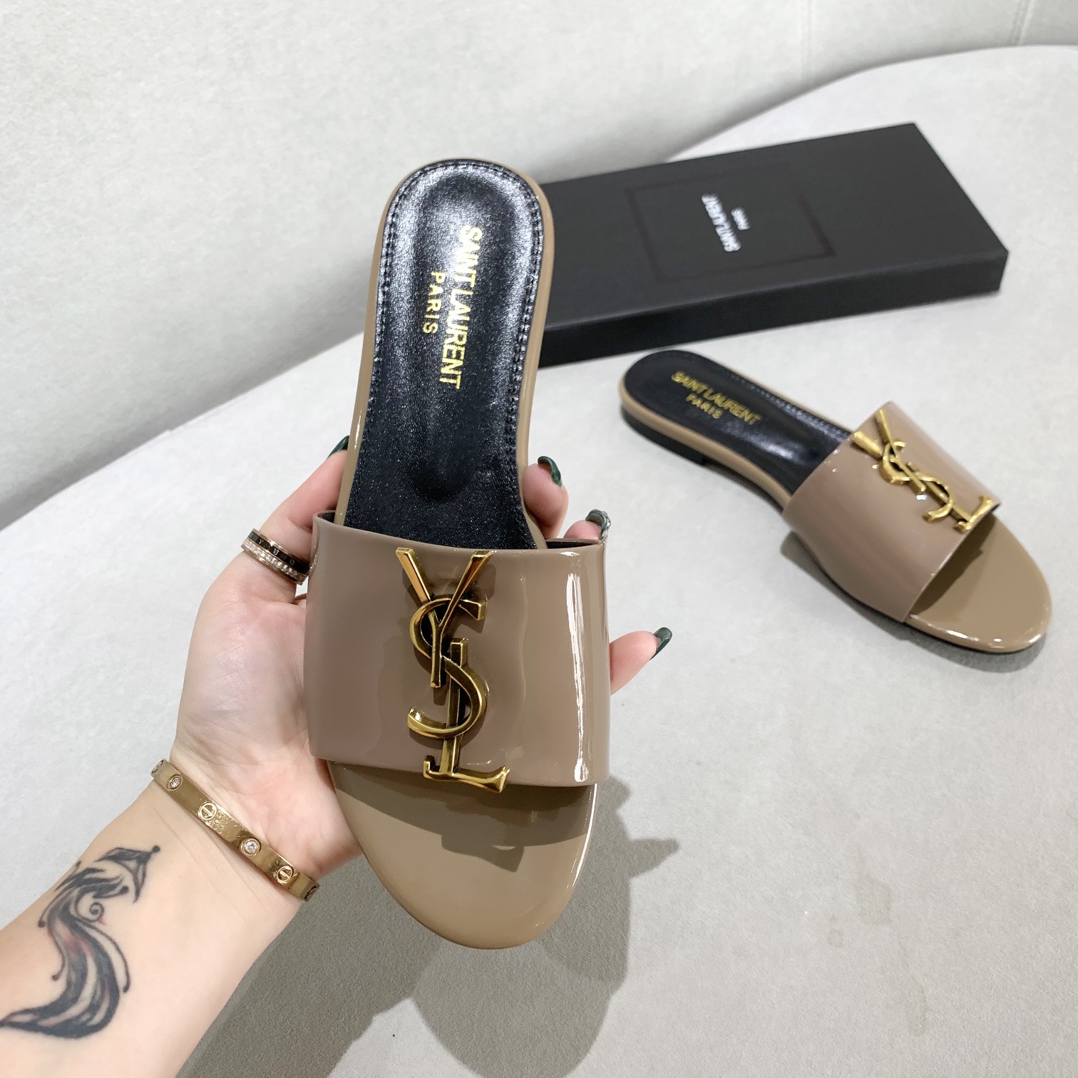 ysl slippers sale