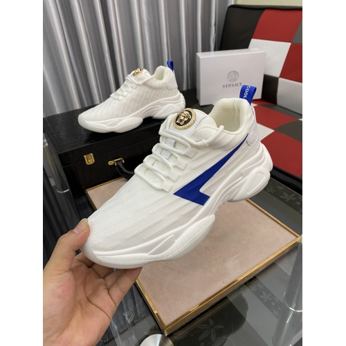 Replica Versace Casual Shoes For Men #879208 $76.00 USD for Wholesale
