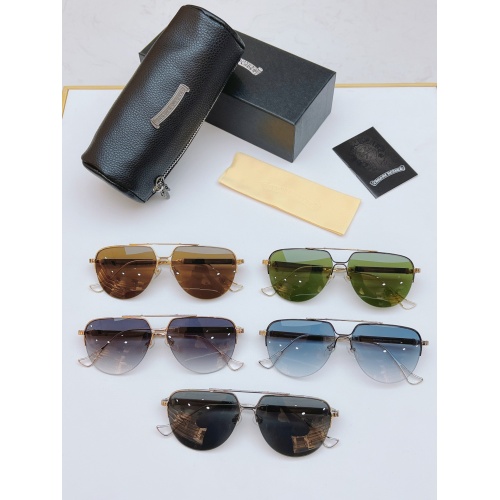 Replica Chrome Hearts AAA Quality Sunglasses #879237 $60.00 USD for Wholesale