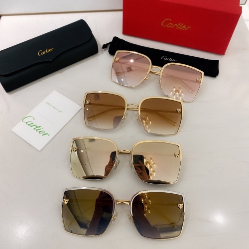 Replica Cartier AAA Quality Sunglasses #879416 $54.00 USD for Wholesale