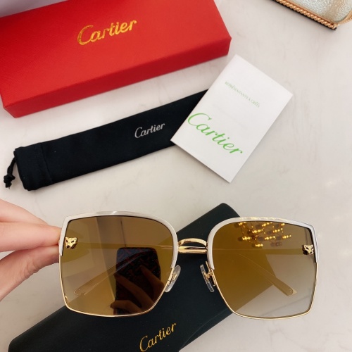 Cartier AAA Quality Sunglasses #879418 $54.00 USD, Wholesale Replica Cartier AAA Quality Sunglassess