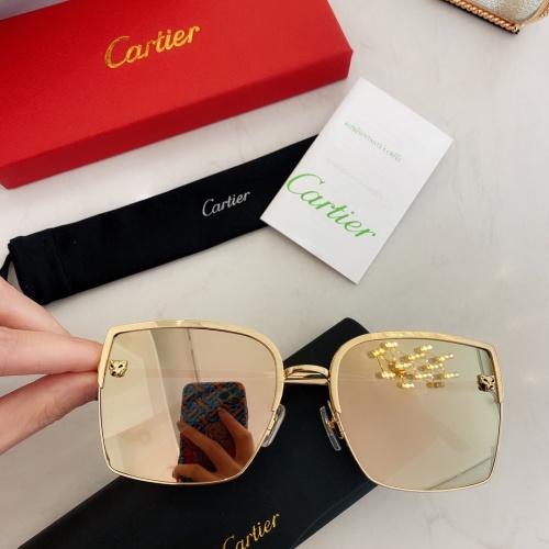 Cartier AAA Quality Sunglasses #879419 $54.00 USD, Wholesale Replica Cartier AAA Quality Sunglassess