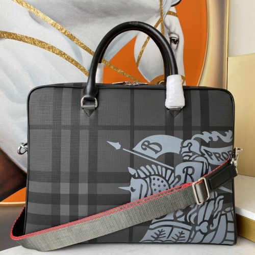 Replica Burberry AAA Man Handbags #879523 $132.00 USD for Wholesale