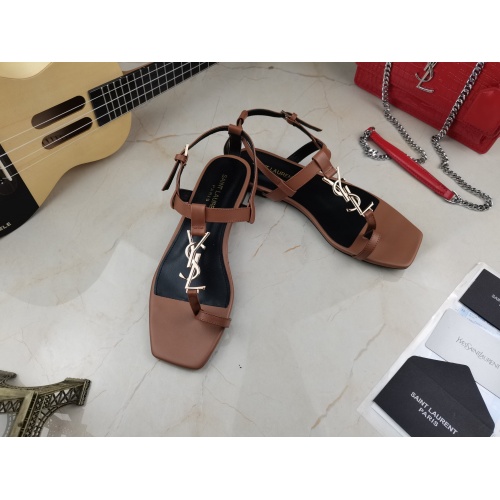 Replica Yves Saint Laurent YSL Sandal For Women #879551 $92.00 USD for Wholesale