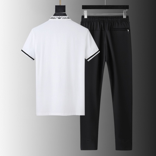 Replica Armani Tracksuits Short Sleeved For Men #879594 $68.00 USD for Wholesale