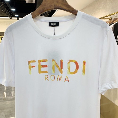 Replica Fendi T-Shirts Short Sleeved For Men #879606 $40.00 USD for Wholesale
