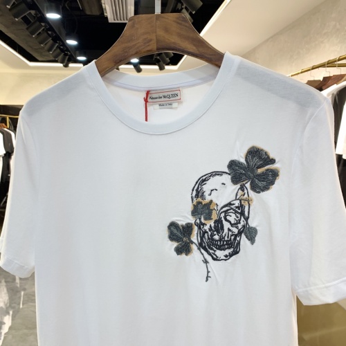 Replica Alexander McQueen T-shirts Short Sleeved For Men #879608 $40.00 USD for Wholesale