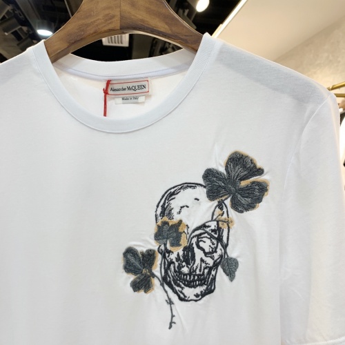 Replica Alexander McQueen T-shirts Short Sleeved For Men #879608 $40.00 USD for Wholesale