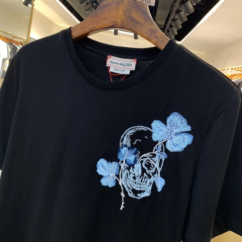 Replica Alexander McQueen T-shirts Short Sleeved For Men #879609 $40.00 USD for Wholesale