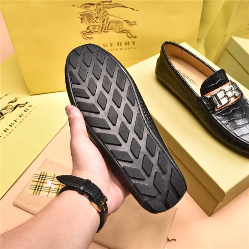 Replica Burberry Leather Shoes For Men #879610 $80.00 USD for Wholesale