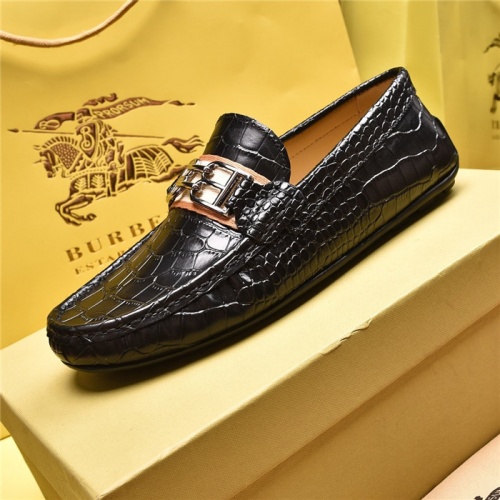 Replica Burberry Leather Shoes For Men #879610 $80.00 USD for Wholesale