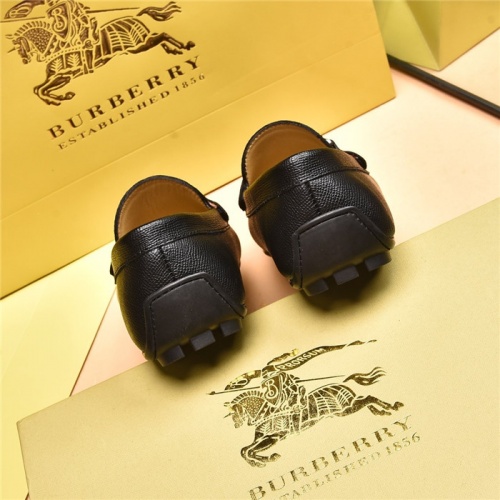 Replica Burberry Leather Shoes For Men #879611 $80.00 USD for Wholesale