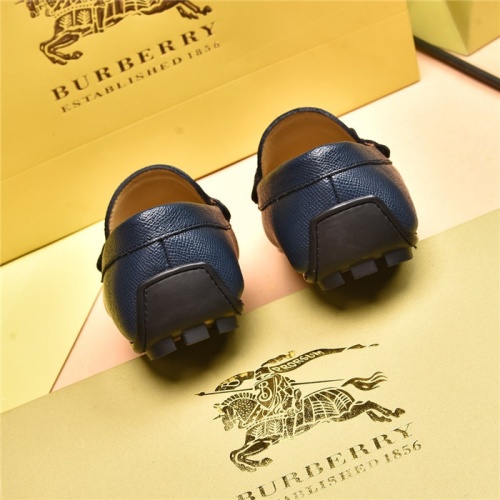 Replica Burberry Leather Shoes For Men #879612 $80.00 USD for Wholesale