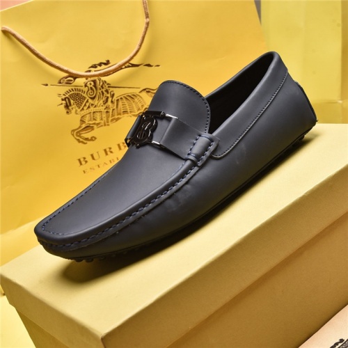 Replica Burberry Leather Shoes For Men #879614 $80.00 USD for Wholesale