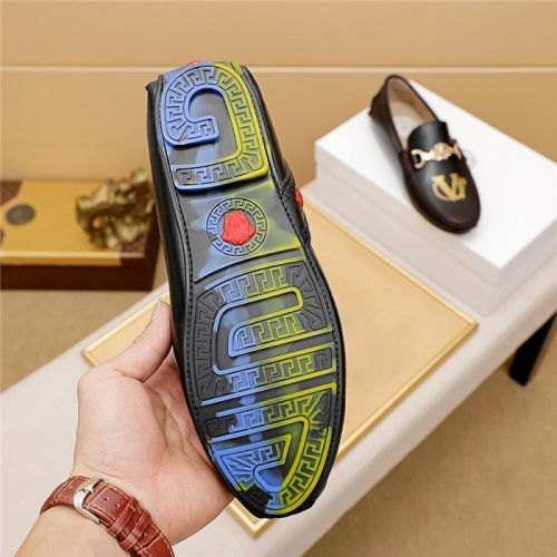 Replica Versace Leather Shoes For Men #879622 $68.00 USD for Wholesale
