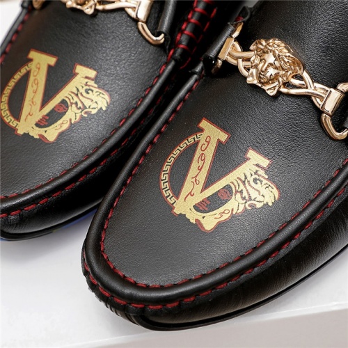 Replica Versace Leather Shoes For Men #879622 $68.00 USD for Wholesale