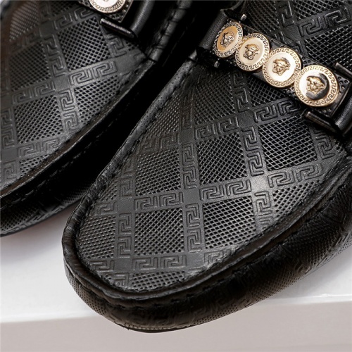 Replica Versace Leather Shoes For Men #879624 $68.00 USD for Wholesale