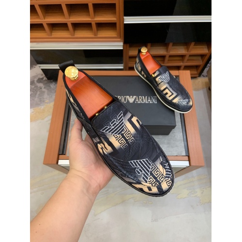 Replica Armani Casual Shoes For Men #879784 $68.00 USD for Wholesale