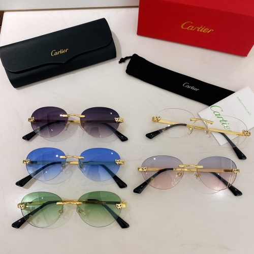 Replica Cartier AAA Quality Sunglasses #879809 $44.00 USD for Wholesale