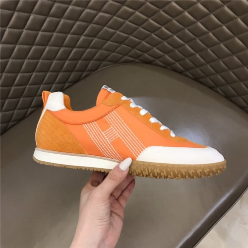 Replica Hermes Casual Shoes For Men #879979 $80.00 USD for Wholesale