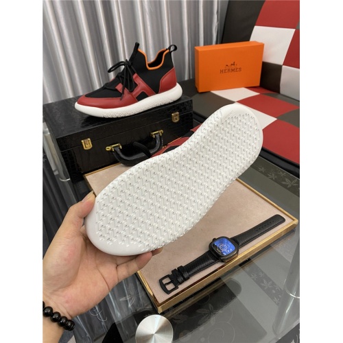 Replica Hermes Casual Shoes For Men #879981 $76.00 USD for Wholesale