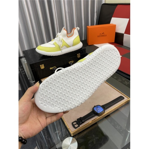 Replica Hermes Casual Shoes For Men #879986 $76.00 USD for Wholesale