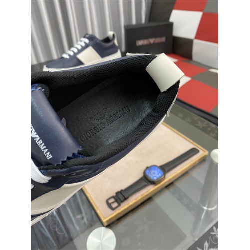 Replica Armani Casual Shoes For Men #879990 $76.00 USD for Wholesale