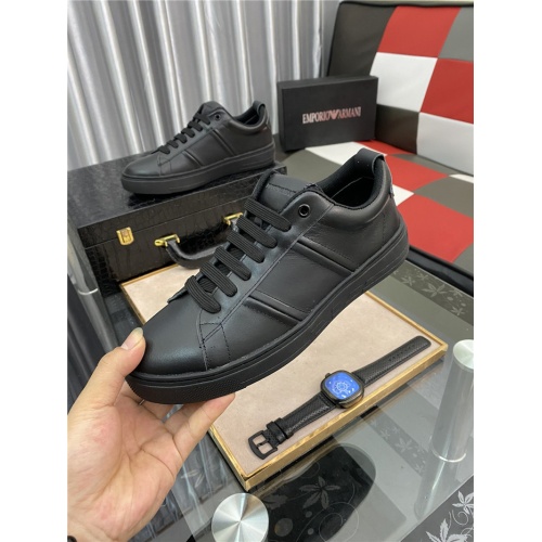 Replica Armani Casual Shoes For Men #879991 $76.00 USD for Wholesale