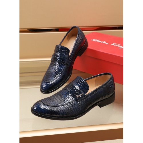 Salvatore Ferragamo Leather Shoes For Men #880012 $82.00 USD, Wholesale Replica Salvatore Ferragamo Leather Shoes