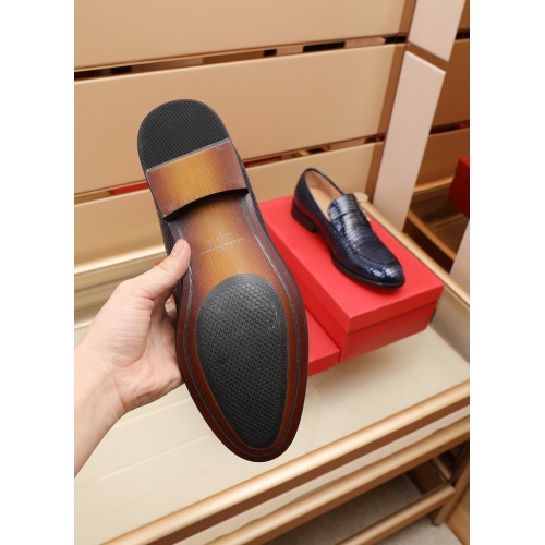 Replica Salvatore Ferragamo Leather Shoes For Men #880012 $82.00 USD for Wholesale
