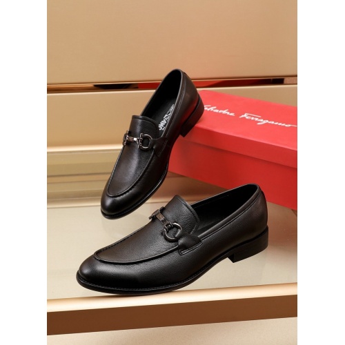 Salvatore Ferragamo Leather Shoes For Men #880018 $82.00 USD, Wholesale Replica Salvatore Ferragamo Leather Shoes