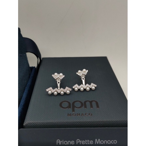 apm Monaco Earrings #880071 $34.00 USD, Wholesale Replica Apm Monaco Earrings