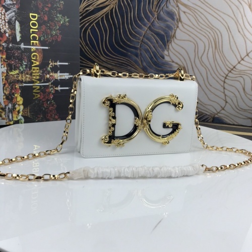 Replica Dolce & Gabbana D&G AAA Quality Messenger Bags For Women #880250 $170.00 USD for Wholesale