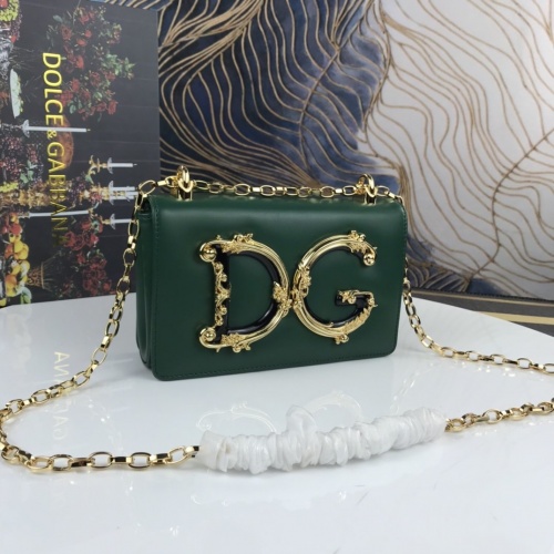 Replica Dolce & Gabbana D&G AAA Quality Messenger Bags For Women #880253 $170.00 USD for Wholesale