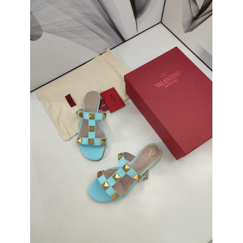 Replica Valentino Slippers For Women #880256 $68.00 USD for Wholesale