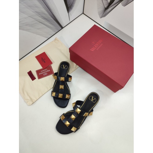 Replica Valentino Slippers For Women #880258 $68.00 USD for Wholesale