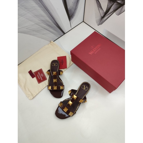 Replica Valentino Slippers For Women #880260 $68.00 USD for Wholesale