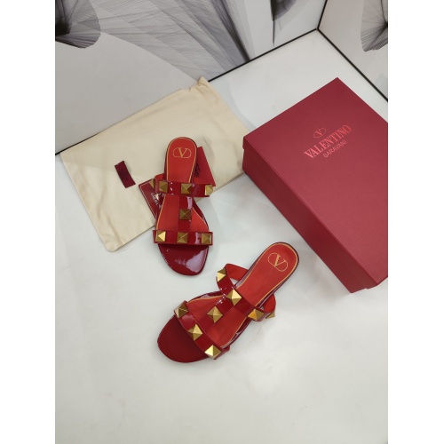Replica Valentino Slippers For Women #880262 $68.00 USD for Wholesale