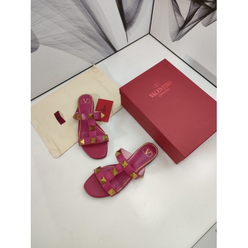 Replica Valentino Slippers For Women #880264 $68.00 USD for Wholesale