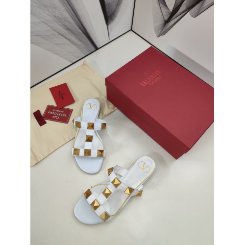Replica Valentino Slippers For Women #880267 $68.00 USD for Wholesale