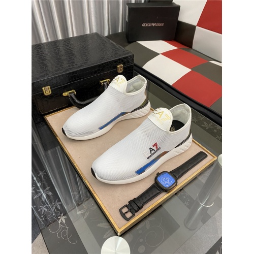 Armani Casual Shoes For Men #880281 $68.00 USD, Wholesale Replica Armani Casual Shoes