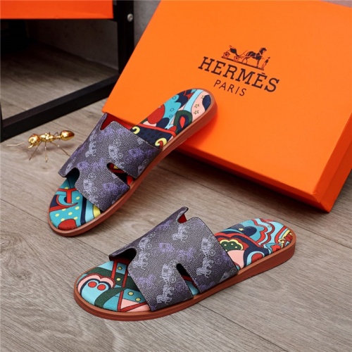 Hermes Slippers For Men #880300 $48.00 USD, Wholesale Replica Hermes Slippers
