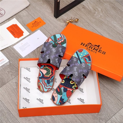 Replica Hermes Slippers For Men #880300 $48.00 USD for Wholesale