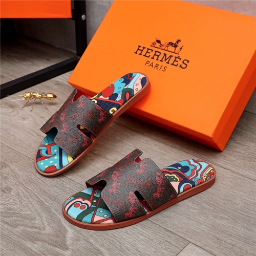 Hermes Slippers For Men #880302 $48.00 USD, Wholesale Replica Hermes Slippers
