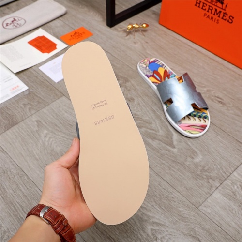 Replica Hermes Slippers For Men #880304 $48.00 USD for Wholesale