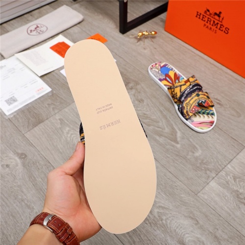 Replica Hermes Slippers For Men #880309 $48.00 USD for Wholesale