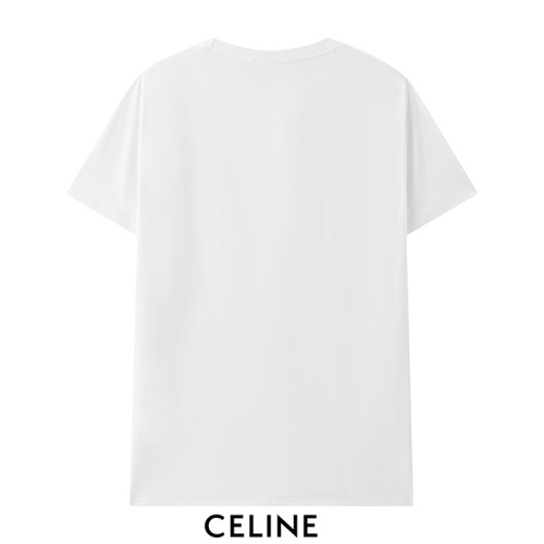Replica Celine T-Shirts Short Sleeved For Men #880475 $32.00 USD for Wholesale