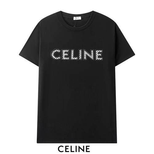 Celine T-Shirts Short Sleeved For Men #880476 $32.00 USD, Wholesale Replica Celine T-Shirts