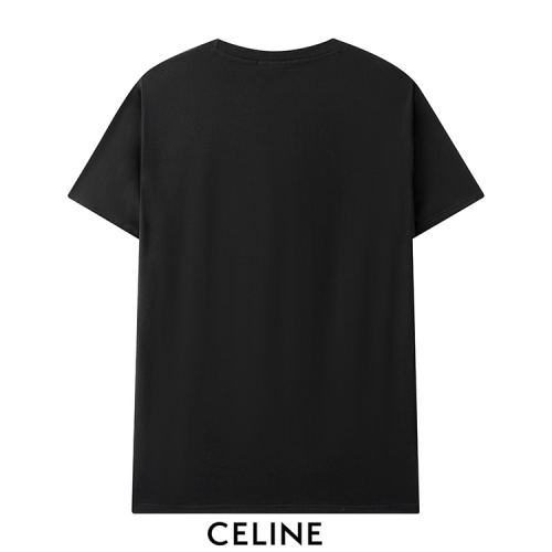 Replica Celine T-Shirts Short Sleeved For Men #880476 $32.00 USD for Wholesale